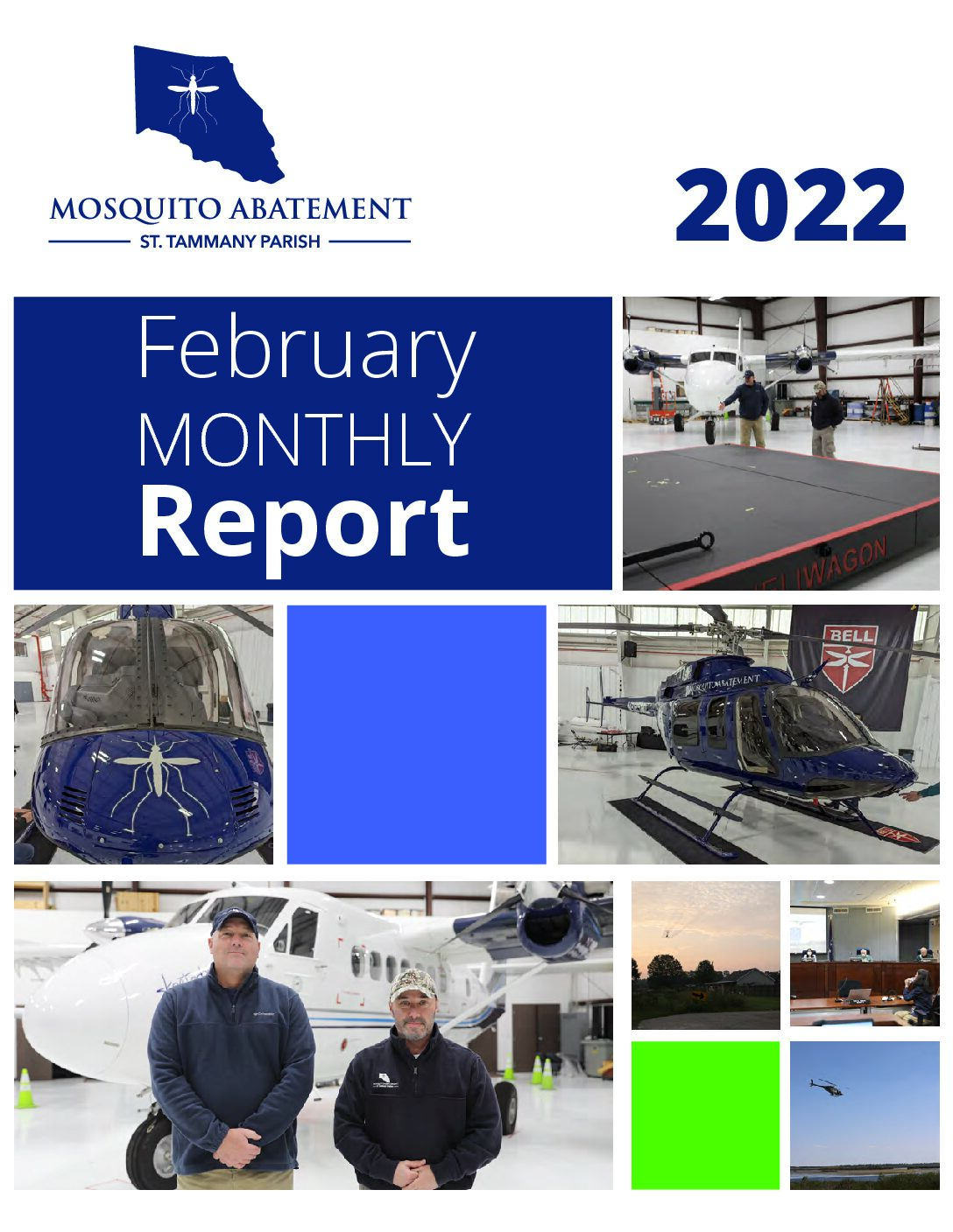 February Monthly Report – St Tammany Mosquito Abatement